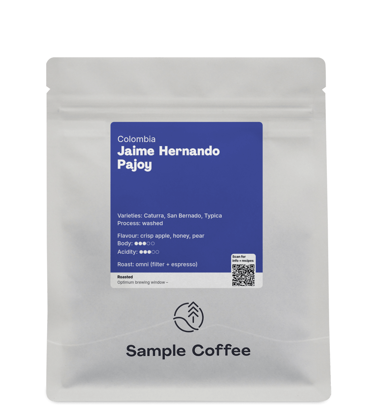 Photo of a bag of Jaime Hernando Pajoy