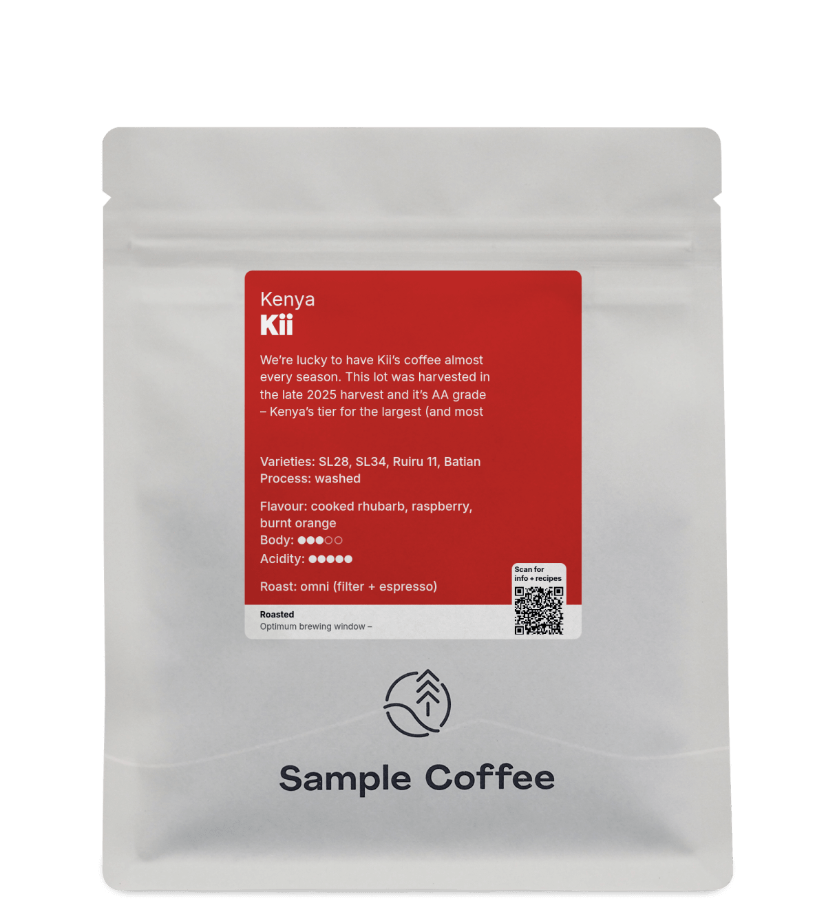 Photo of a bag of Kii