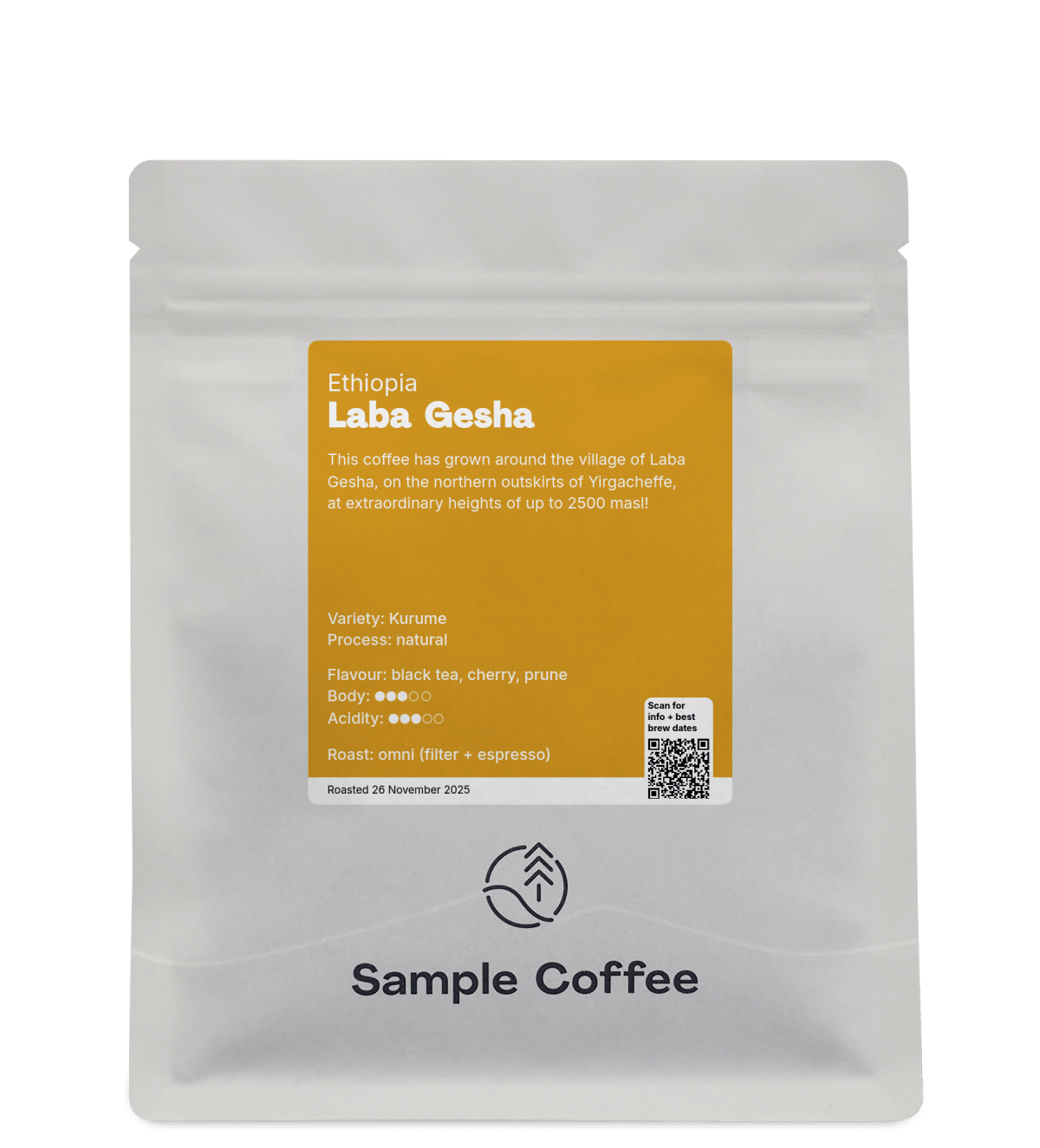 Photo of a bag of Laba Gesha