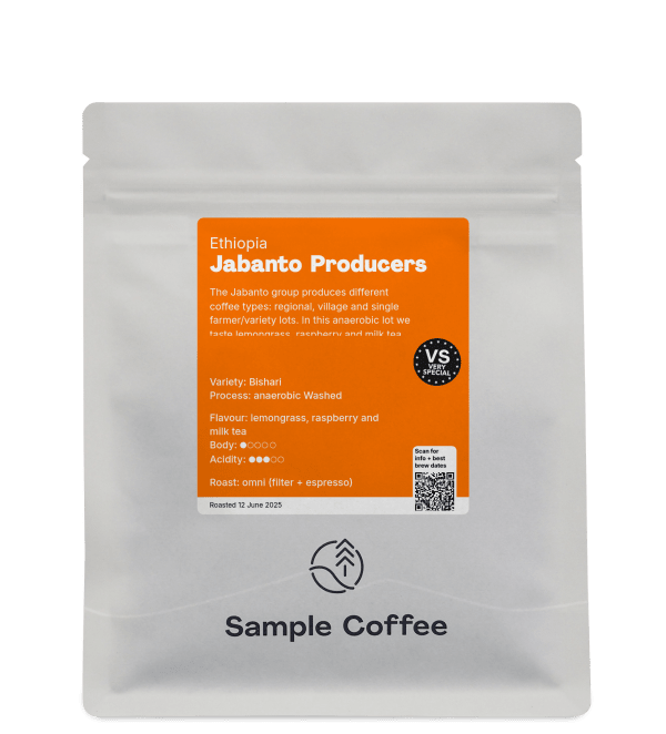 Ethiopia Jabanto Producers Anaerobic Washed - Coffee - Sample Coffee