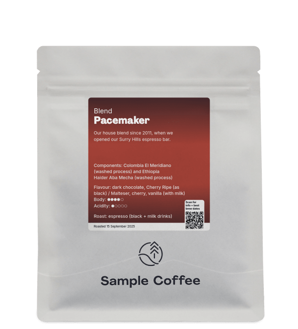 Order online: Pacemaker Espresso Blend