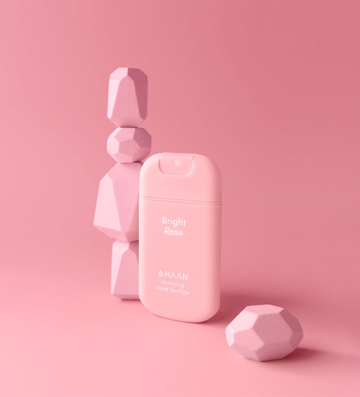 Flacon de nettoyant mains HAAN Bright Rose, 30 ml