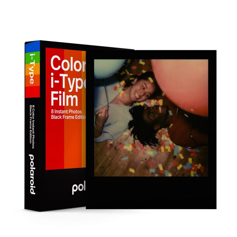Polaroid Film Couleur i-Type Black Frame Edition avec cadres noirs