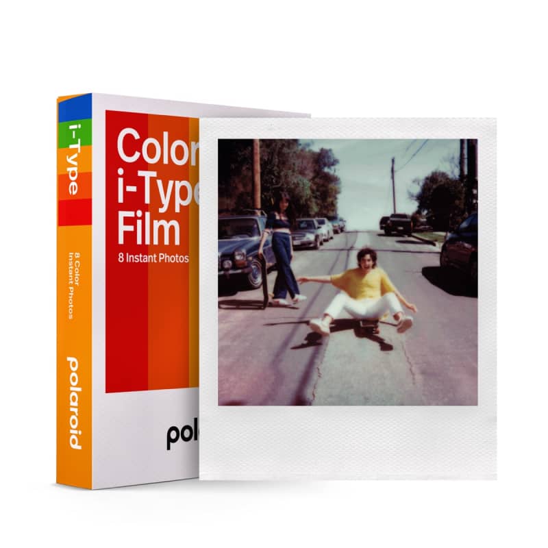 Film couleur Polaroid i-Type cadre blanc