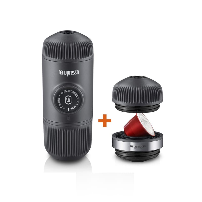 Wacaco Nanopresso + étui – Compatible avec le Barista Kit, le NS Adapter et le DG Kit (vendus séparément)