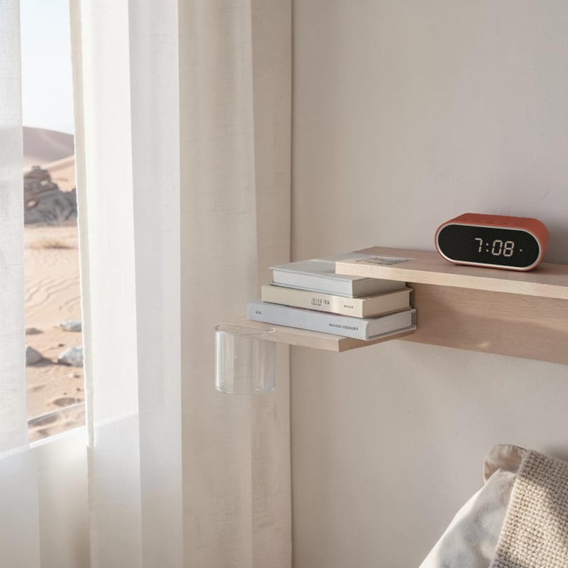 Kreafunk Wakie Mini Terracotta réveil rechargeable