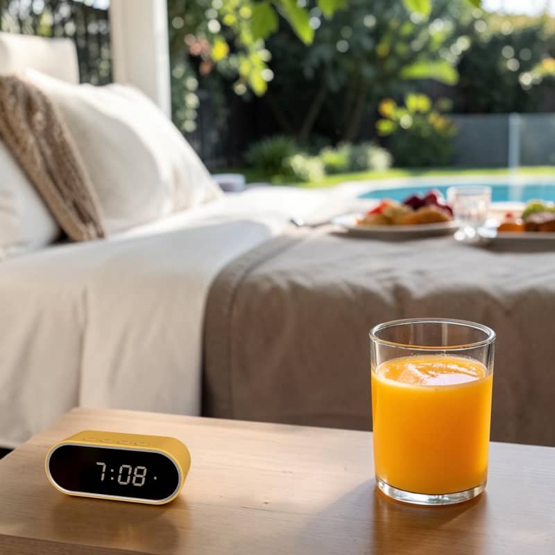 Kreafunk Wakie Mini Mango Burst réveil de voyage