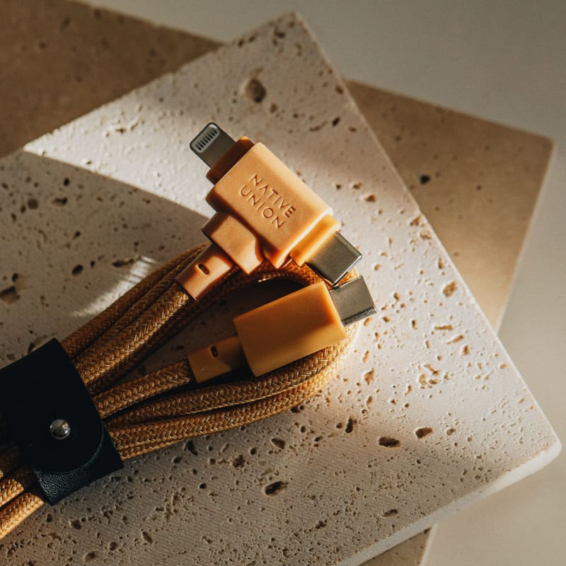 Native union Belt Cable Duo – Tressage 100 % PET recyclé et sangle en Yatay®