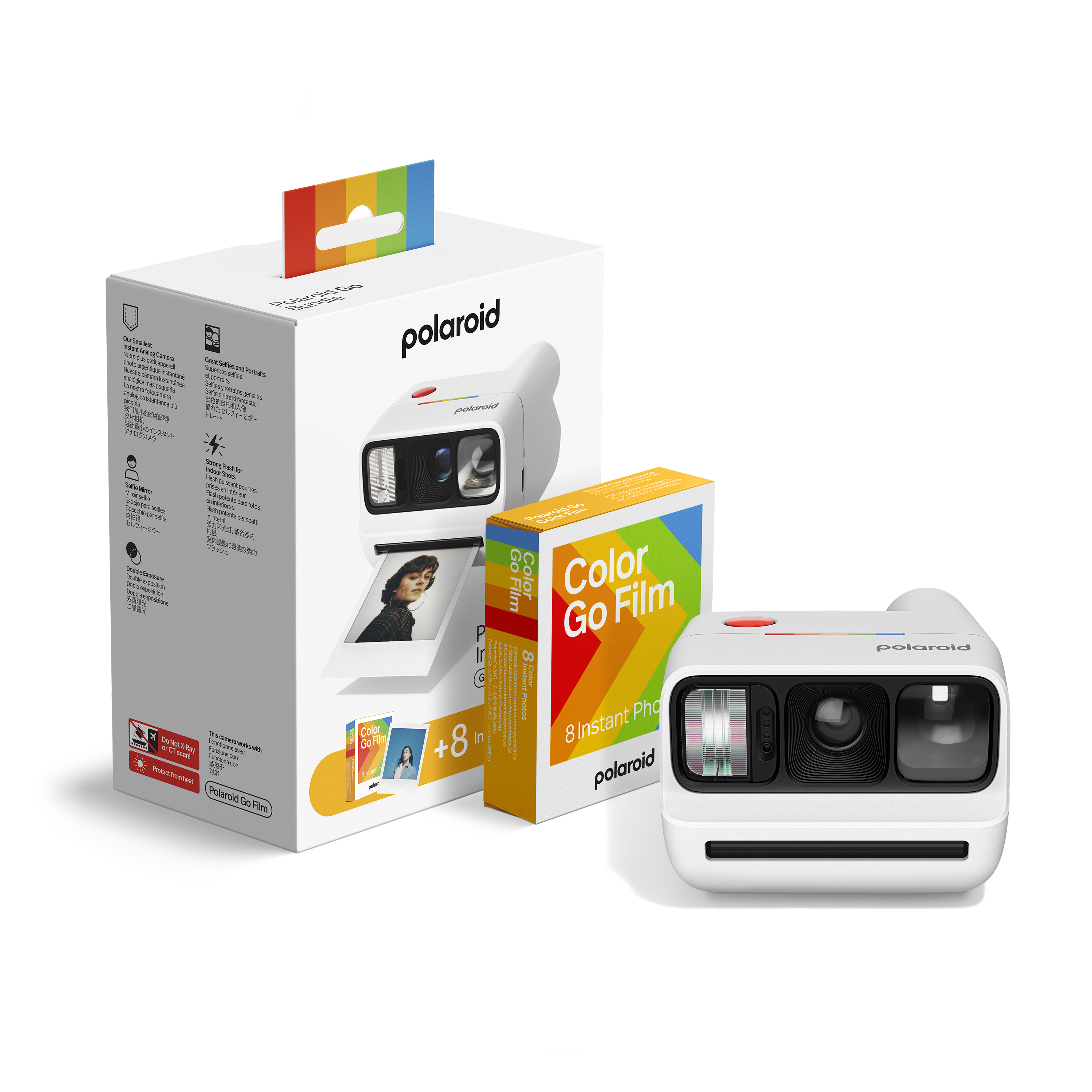 Polaroid Go Generation 3 White avec film couleur 8 photos