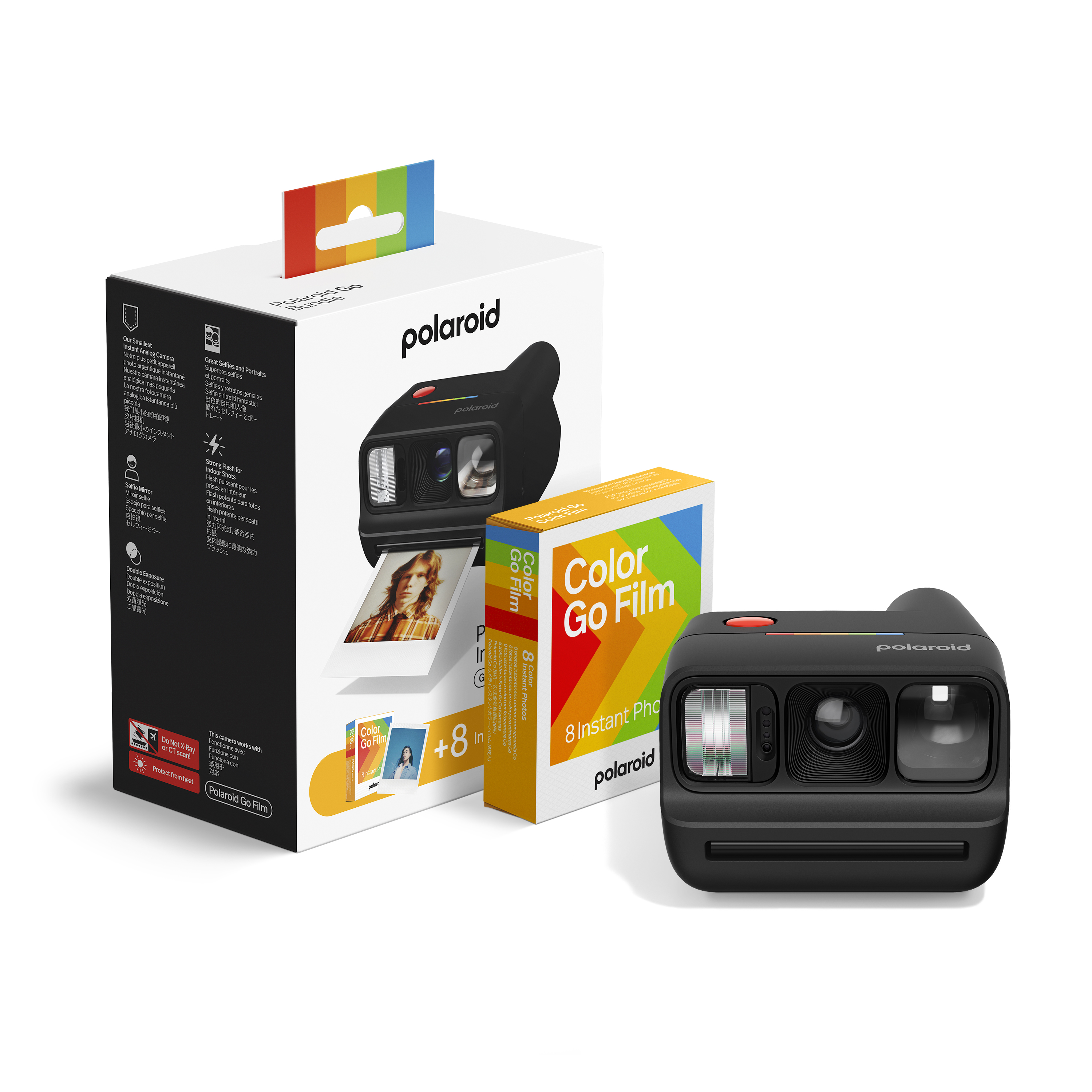 Polaroid Go Generation 3 Black avec film couleur 8 photos