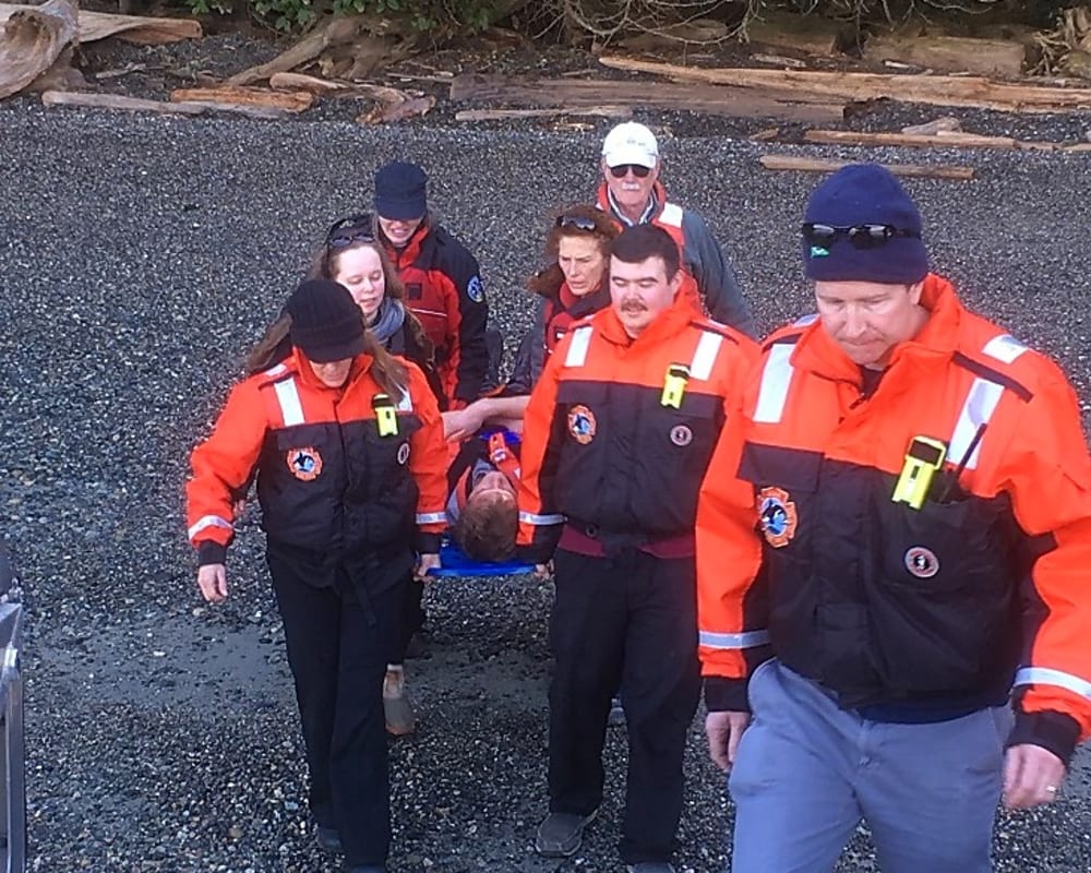 Marine Crew Training Loading Patient