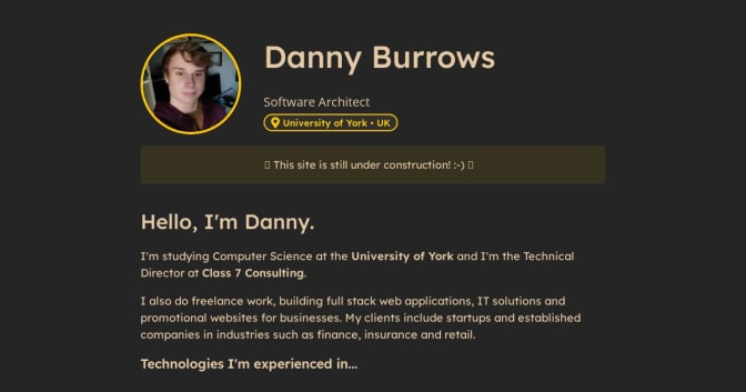 Picture of danny-burrows's danny-burrows.github.io