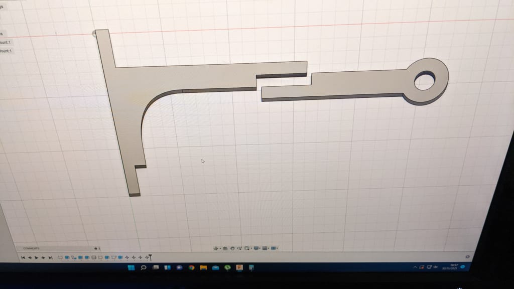 Kledingrek in Fusion 360