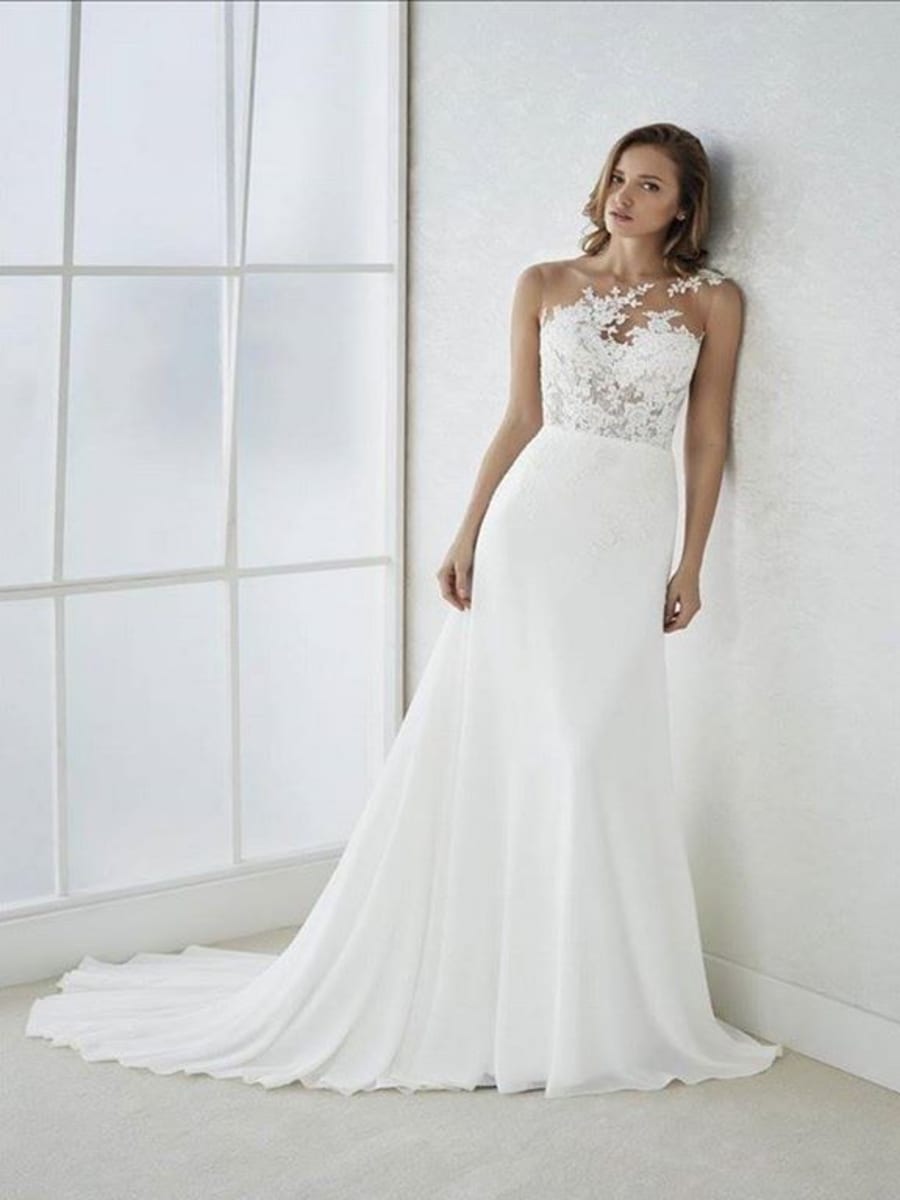 Vestido Figura da White One — Nelita Noivas Lisboa