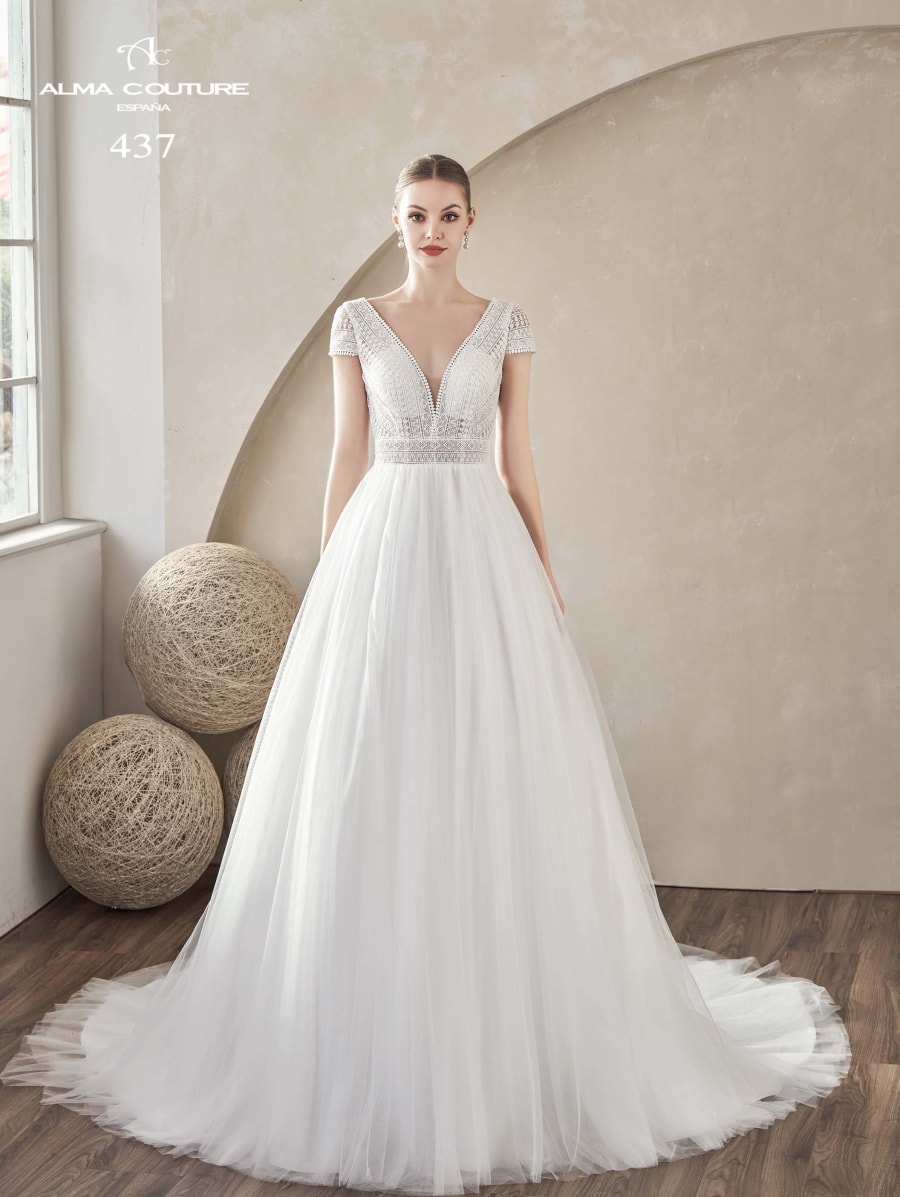 Vestido 437 da Alma Couture — Nelita Noivas Lisboa