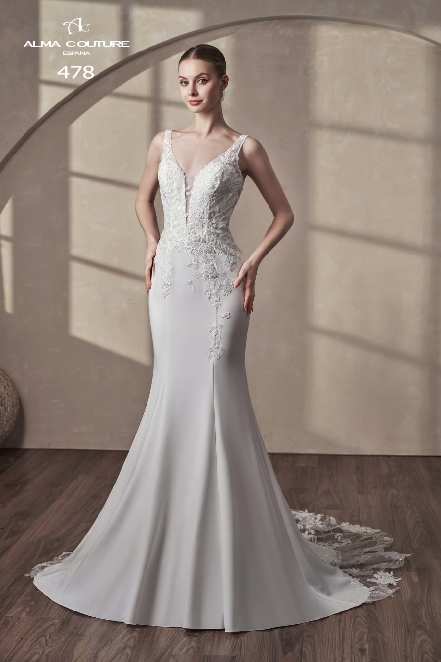 Vestido 478 da Alma Couture — Nelita Noivas Lisboa