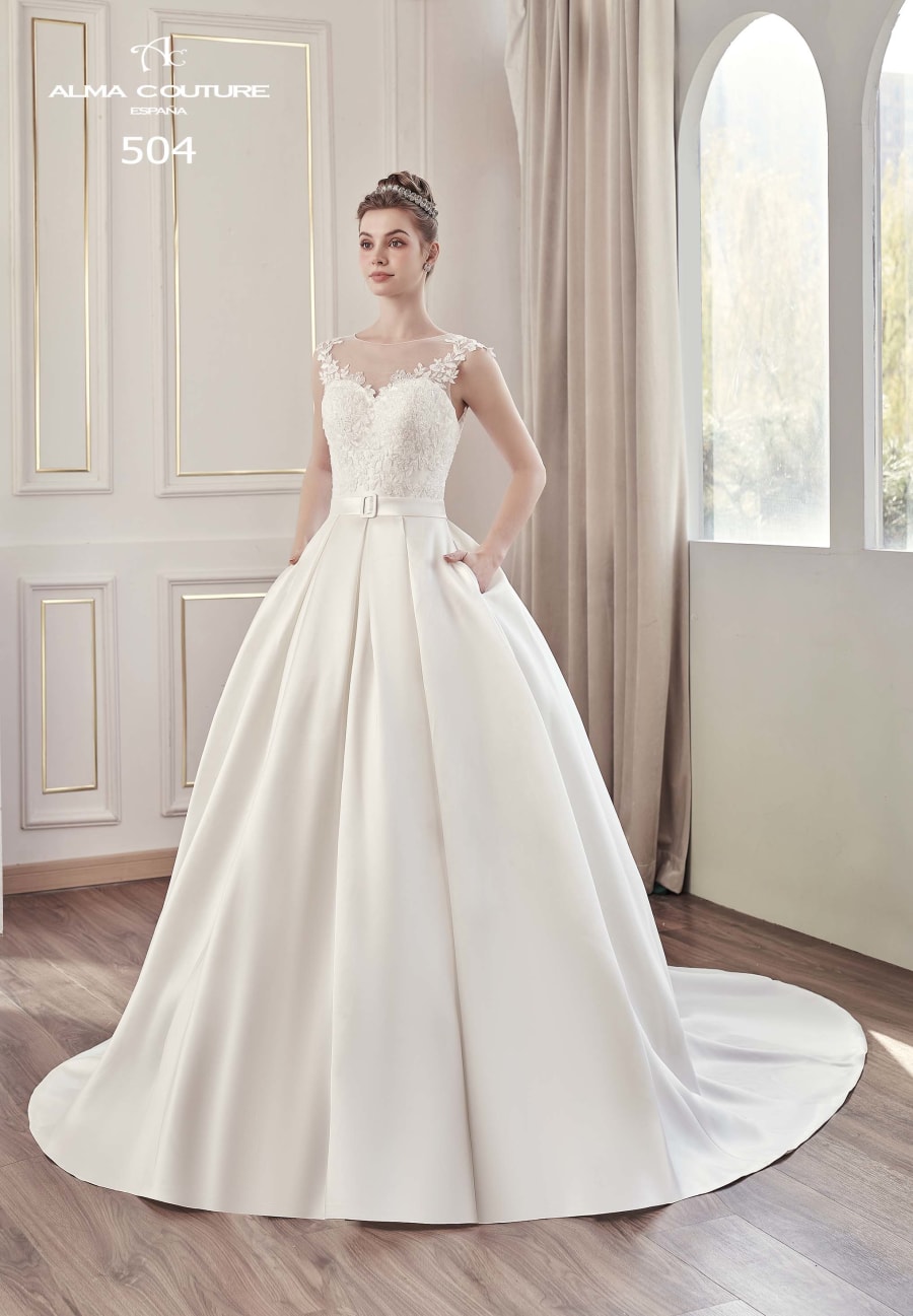 Vestido 504 da Alma Couture — Nelita Noivas Lisboa