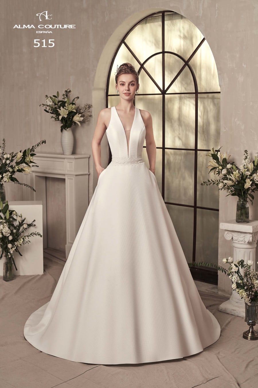 Vestido 515 da Alma Couture — Nelita Noivas Lisboa