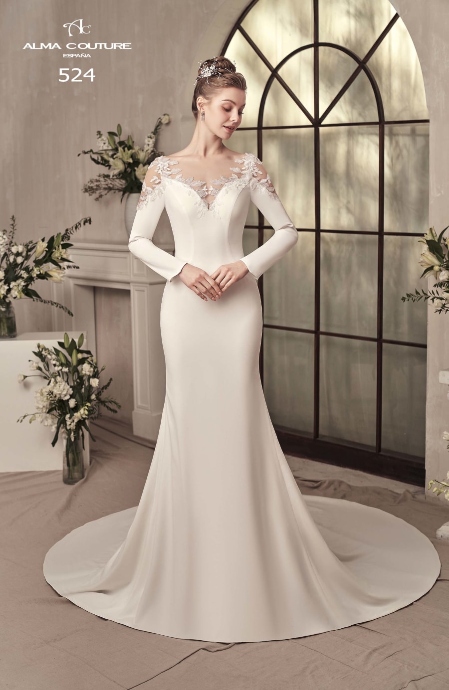 Vestido 524 da Alma Couture — Nelita Noivas Lisboa