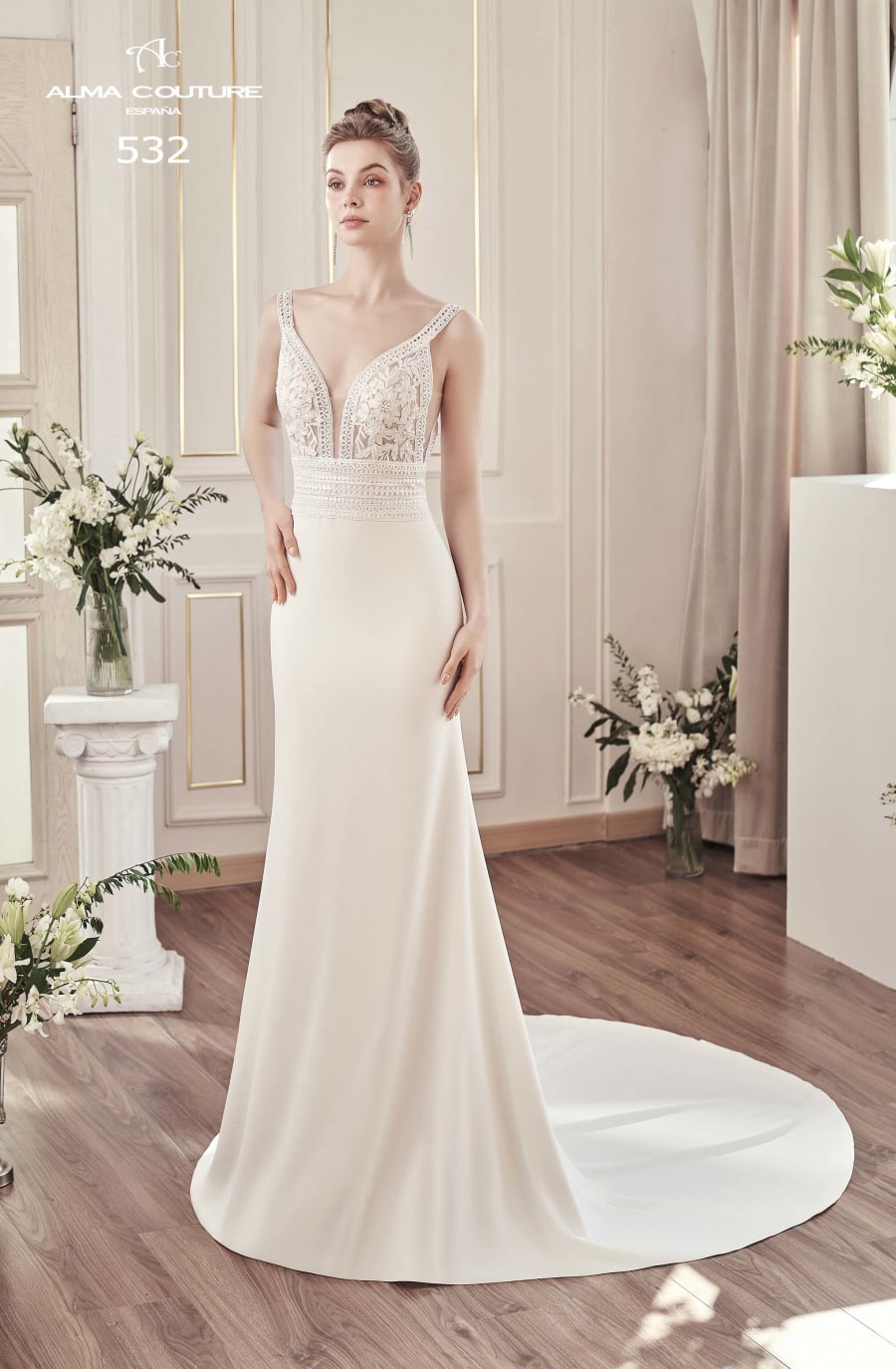 Vestido 532 da Alma Couture — Nelita Noivas Lisboa