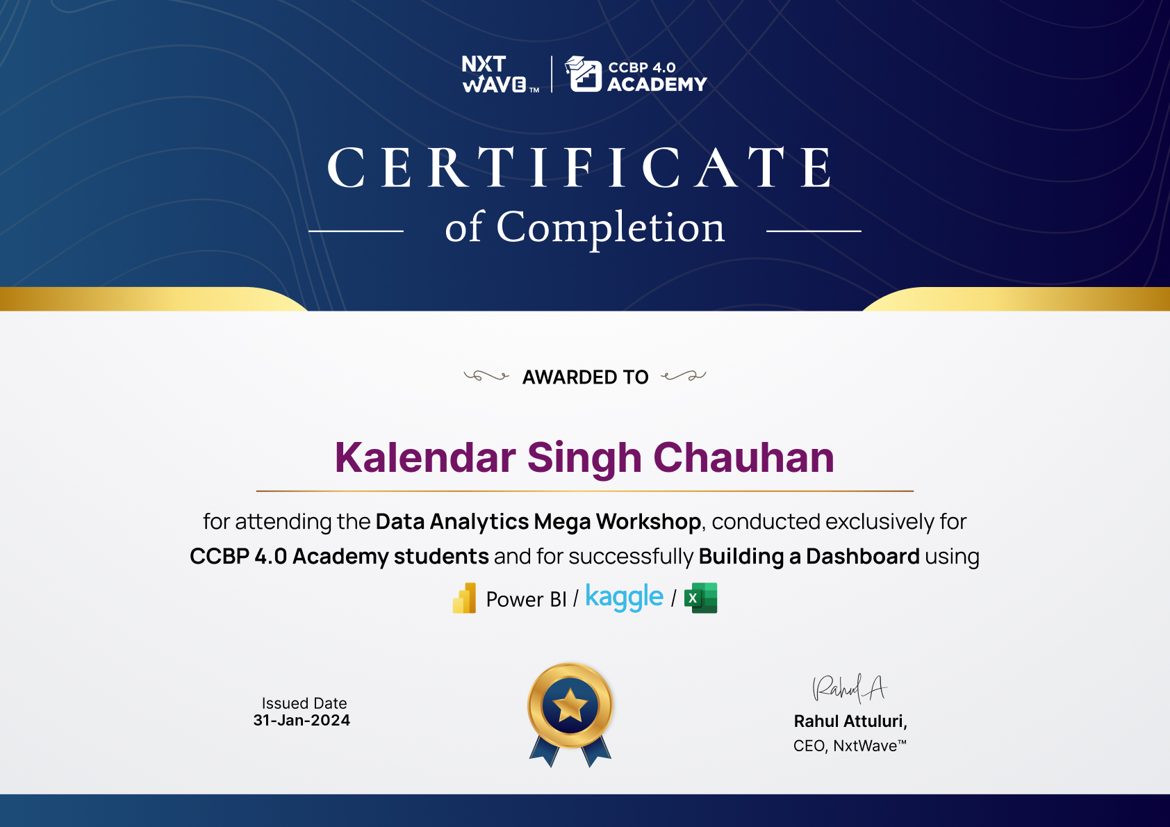 Certificate 9