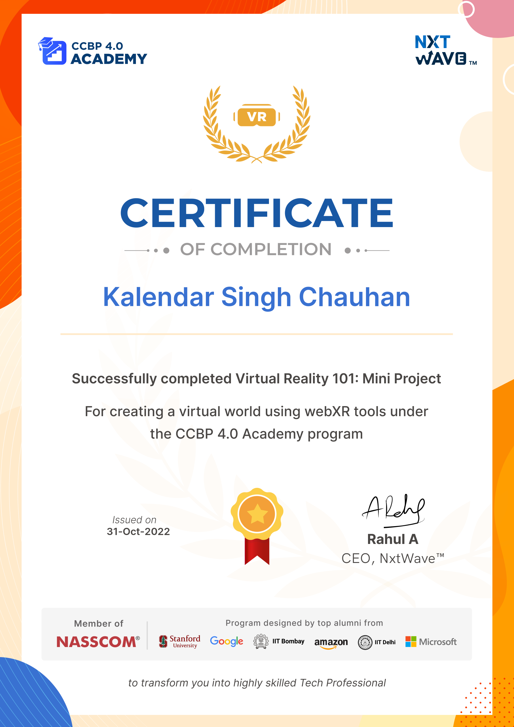 Certificate 8