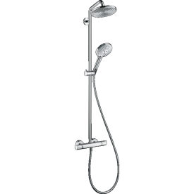 HANSGROHE RAINDANCE SELECT 240 SHOWERPIPE (THERMOSTAAT + HOOFDDOUCHE + HANDDOUCHE) ECO SMART CHROOM img