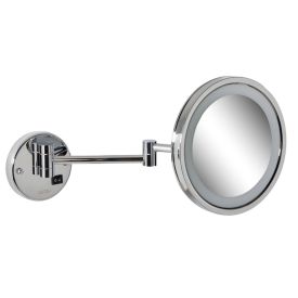 GEESA MIRROIR SCHEERSPIEGEL 2 ARMEN LED VERLICHT DIAM 21,5 CM img