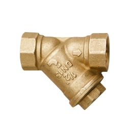 WATTS STEENFILTER SCHUIN MESSING MET INOX ZEEF 5/4" img