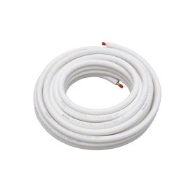 AIRCO GEISOLEERDE KOPEREN ENKELE LEIDING  3/8" ROL 30M. VERKOOP PER ROL. PRIJS PER ROL. img