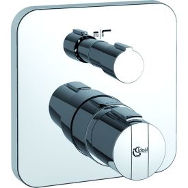 IDEAL STANDARD CERATHERM 100 AFWERKSET THERMOSTAAT + STOPKRAAN CHROOM img