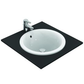 IDEAL STANDARD CONNECT INBOUWWASTAFEL ROND 48CM ZONDER KRAANGAT WIT img