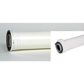 UBBINK ROLUX ALU/KUNSTSTOF 60/100 BUIS 500 MM.PRIJS PER STUK img
