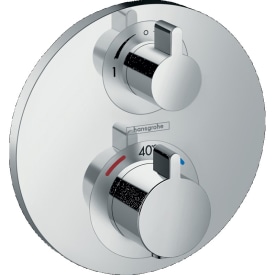 HANSGROHE ECOSTAT S AFWERKSET INBOUWTHERMOSTAAT MET 2 FUNCTIES CHROOM img