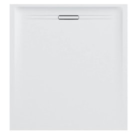GEBERIT SESTRA RECHTHOEKIGE DOUCHEBAK 140X90CM LEISTEENSTRUCTUUR WIT img
