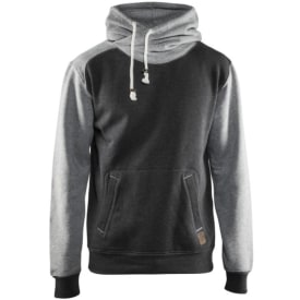BLAKLÄDER HOODED SWEATSHIRT ZWART MELANGE/GRIJS MAAT S img