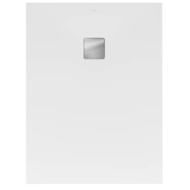 VILLEROY&BOCH PLANEO DOUCHETUB 120X90 ULTRAVLAK ZAAGBAAR INC DEKSEL RVS ROCKLITE ACRYL GLANSWIT img