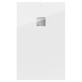 VILLEROY&BOCH PLANEO DOUCHETUB 150X90 ULTRAVLAK ZAAGBAAR INC DEKSEL RVS ROCKLITE ACRYL GLANSWIT img