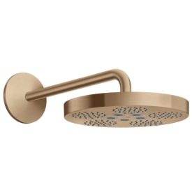 HANSGROHE AXOR ONE HOOFDDOUCHE 280 1JET WANDMODEL POWDERRAIN INCL. DOUCHEARM BRUSHED BRONZE img