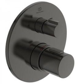 IDEAL STANDARD CERATHERM T100 THERMOSTAAT INBOUW B/D 1/2" BRUSHED GUN METAL img