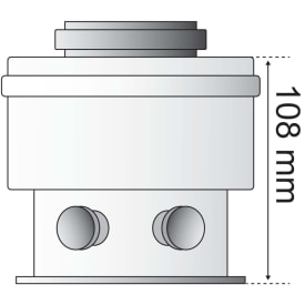 BULEX OPALIA AANPASSINGSSET VERTICALE UITGANG 80/125 NIEUW img