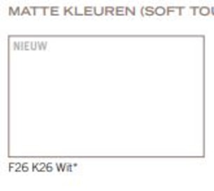 ALKE SQUARE SOKKEL 120 X 10 CM VOOR ONDERKAST 85X105X47 CM POEDERLAK WIT img