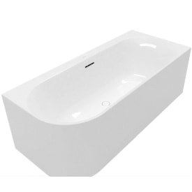 VILLEROY & BOCH LOOP & FRIENDS OVAL DUO LIGBAD BACK TO WALL HOEK RECHTS 180X80CM WIT img