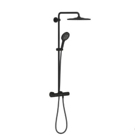 GROHE RAINSHOWER SMARTACTIVE 310 ROND DOUCHESYSTEEM MET THERM. MENGKRAAN PHANTOM BLACK img
