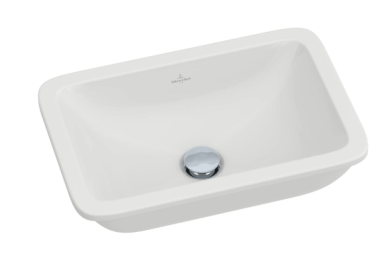 VIB LOOP & FRIENDS WASTAFEL ONDERBOUW RECHTHOEK 540x340 MM MET OVERLOOP WIT img