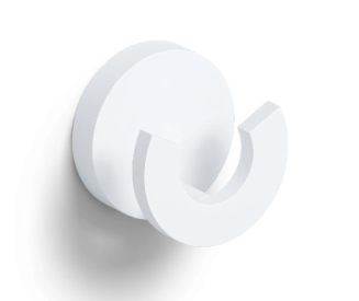 CLOU FLAT KLEDINGHAAK DUBBEL MAT WIT img