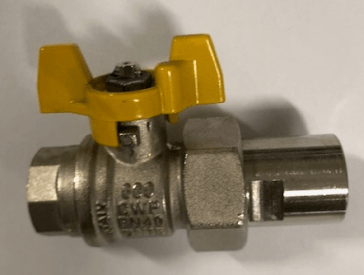 WATTS GASKRAAN + VLINDERHENDEL MET KOPPELING 1/2"FF img