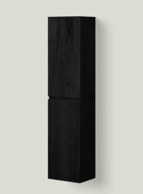 LOOOX WOODEN CABINET 2 DEUEN 400X170X30CM WOOD BLACK img