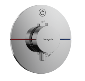 H.GR. SHOWERSELECT COMFORT S AFWERKSET INBOUWTHERMOSTAAT 1 FUNCTIE CHROOM img
