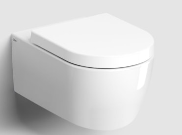 CLOU NEW HAMMOCK PACK WANDCLOSET RIMLESS 54CM INCL.ZITTING SOFTCLOSING GLANZ WIT img